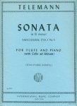 Sonata in b (Tafelmusik)(ed.Rampal)