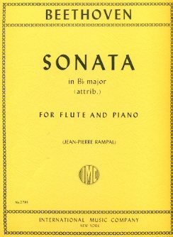Sonata in Bb (ed.Rampal)