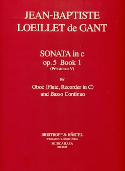 Sonata in e Op5/1