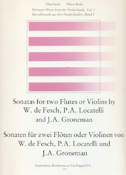 Sonatas for Two Flutes (score form)