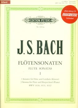 Sonatas (P03) (v.1) (BWV1030-32) (with CD) (b,Eb,A)