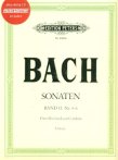 Sonatas (P03) (v.2) (BWV1033-35) (with CD) (C,e,E)
