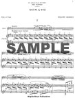 Sonate #1 in A for flute and piano