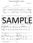 Sonate for flute and piano