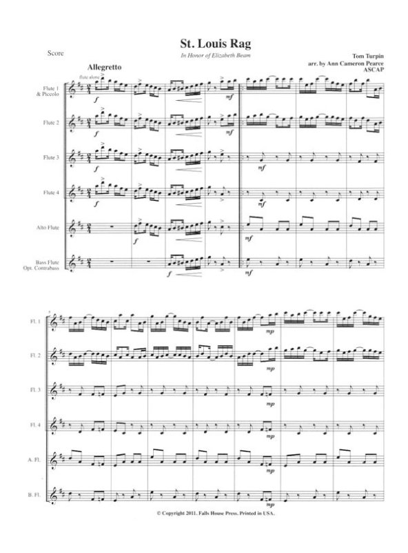 Buy St Louis Rag Online at $19.99 - Flute World