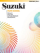 Suzuki Flute School 3 (Piano Book) (Revised Edition)