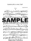 Symphony #2 in e minor Op27 (1st flute part)