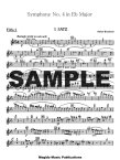 Symphony #4 in Eb major (1st flute part)
