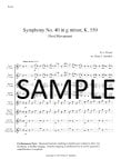 Symphony #40 in g minor- First Mvmt.(K550)