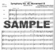 Symphony #40 K550, Movement III