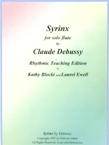 Syrinx - Rhythmic Teaching Edition (ed.Blocki)