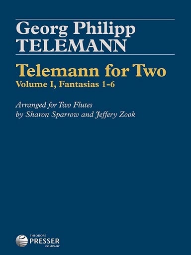 Buy Telemann for Two (v.1) Fantasias 1-6 Online at $27.99 - Flute