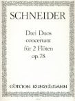 Three Duos Concertantes Op78 (parts only)