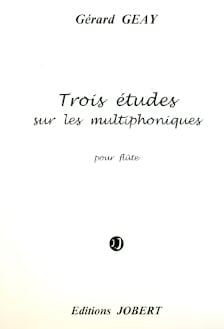 Three Etudes on Multiphonics