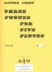 Three Fugues for Five Flutes