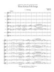 Three Korean Folk Songs