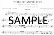 Three Organ Preludes