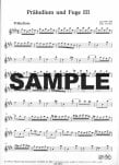 Three Preludes and Fugues from The Well-tempered Clavier