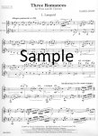 Three Romances (2 scores)