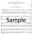 Traditional Japanese Melodies (score form)