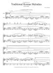 Traditional Korean Melodies (score form)