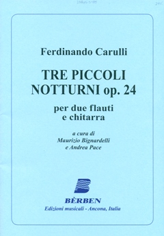 Tre Piccoli Notturni Op24