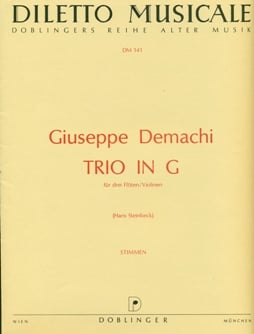 Trio #1 in G (Parts Only)