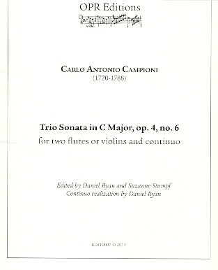 Trio Sonata in C Op4#6