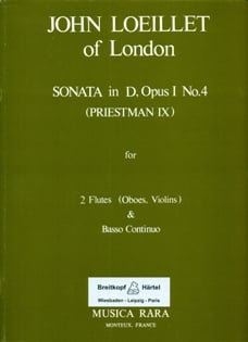 Trio Sonata in D Op1#4