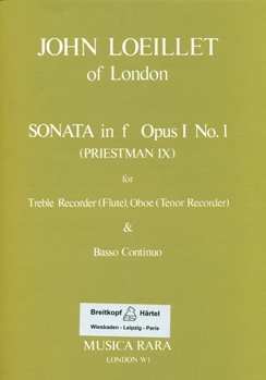 Trio Sonata in f Op1#1