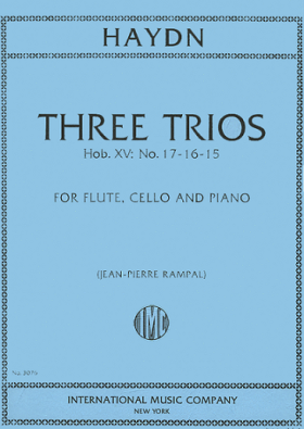 Trios III Hob.XV: No.17-16-15
