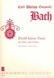 Twelve Little Duos (flute part-violin uses score)