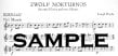 Twelve Nocturnes H.II:D5 (Parts Only)