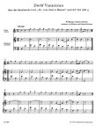 Twelve Variations on Ah! Vous dirai-je Maman (K265/300e)