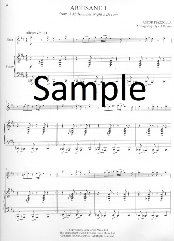 Buy Twenty-five Piazzolla Tangos Online at $29.99 - Flute World