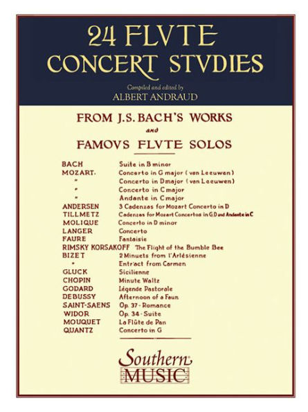 Twenty-four Flute Concert Studies
