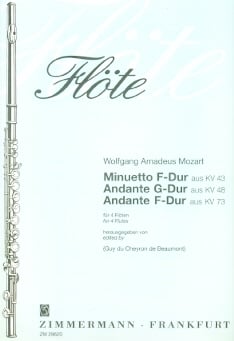 Two Andantes & Minuetto (K43, K48, K73)