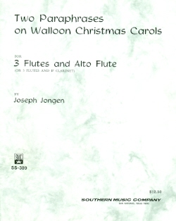 Two Paraphrases on Walloon Christmas Carols, Op114
