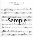 Two Pastoral Sonatas (#3 in c & #6 in C) (score form)