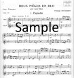 Two Pieces en Duo (score form)