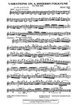 Variations on a Swedish Folk Tune