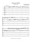 Fugue in g minor BWV542 - Music Sheet sample