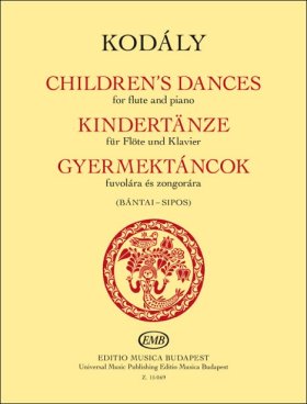 Koday Children's Dances cover for flute and piano