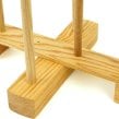 Multi Peg Wood Bass Cross Stand