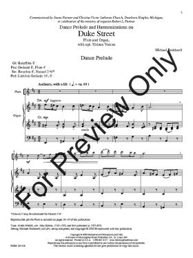 Duke Street - Music Sheet Sample