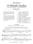 Fourteen Melodic Exercises Op86