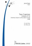 Two Caprices for solo flute