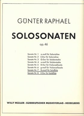 Two Solo Sonatas Op46#7 & #8