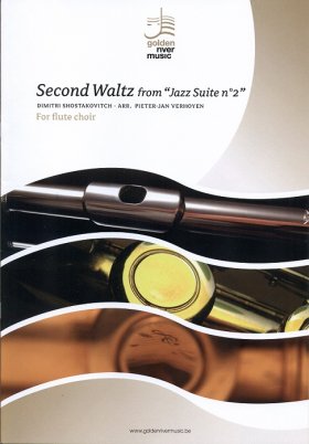 Second Waltz from "Jazz Suite #2" for Flute Choir