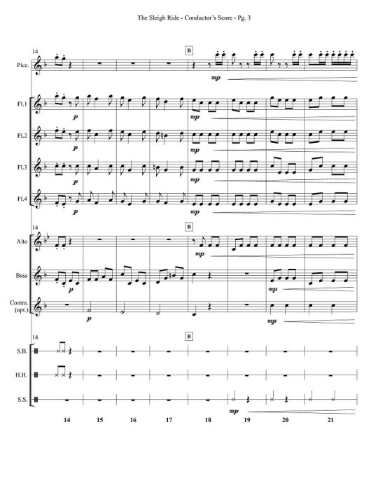 Buy The Sleigh Ride Online at 25 Flute World